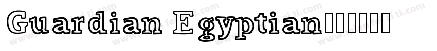 Guardian Egyptian字体转换